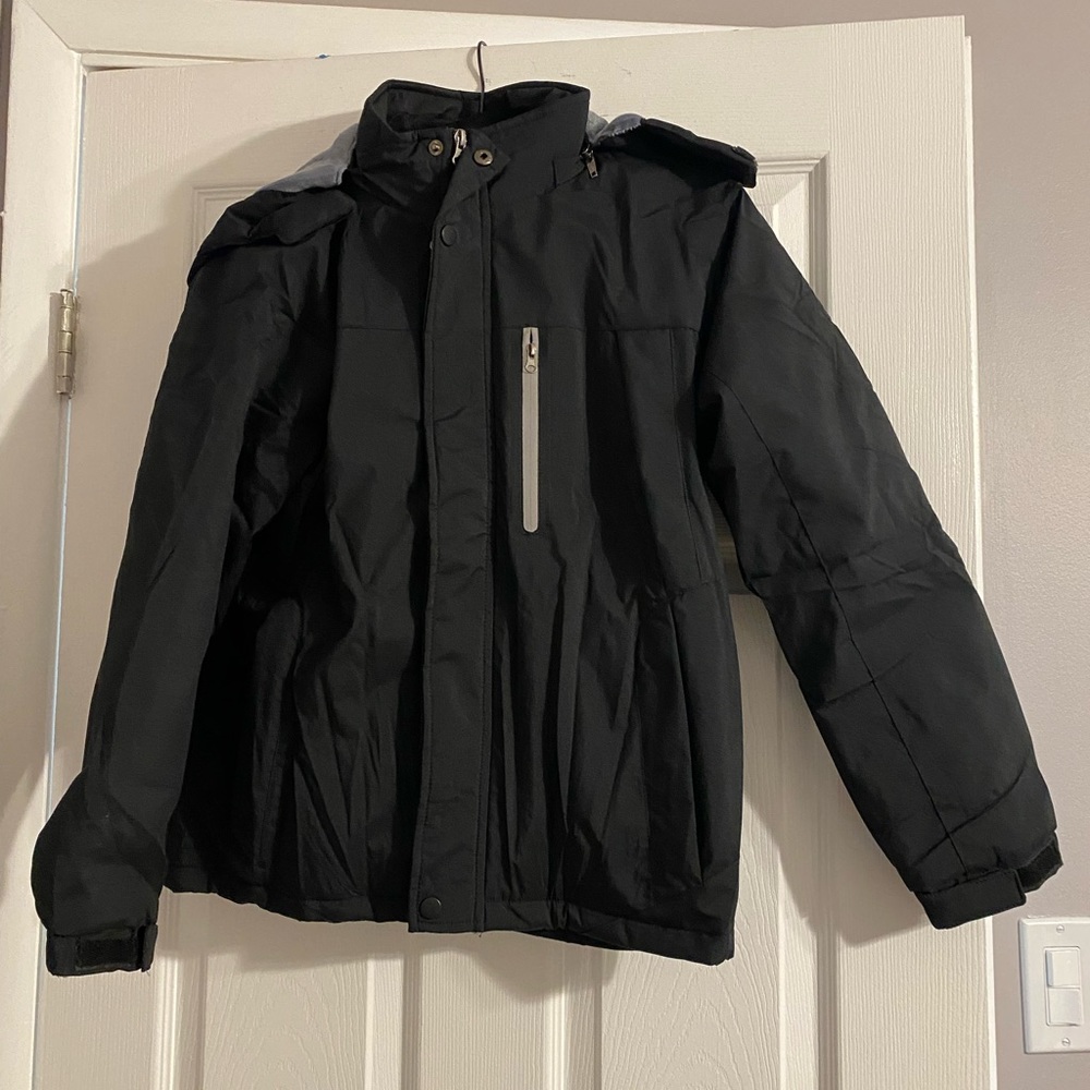 Black and Gray winter snow jacket worn once!!